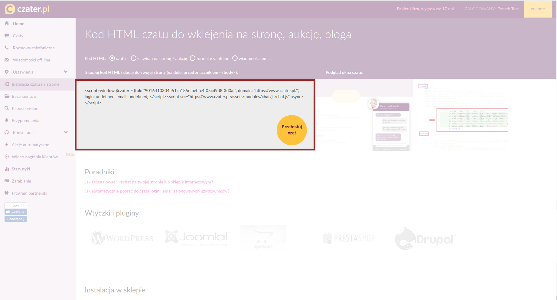 kopiowanie kodu